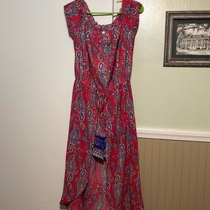 Cute high/low romper